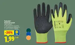 Lidl Parkside gants de travail offre