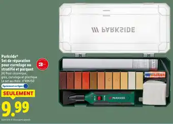 Parkside set de réparation pour carrelage ou stratifié et parquet