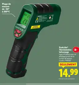 Lidl Parkside thermomètre infrarouge offre