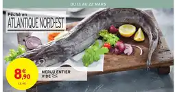Intermarché Merlu entier vidé offre