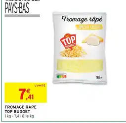 Intermarché Top budget fromage râpé offre