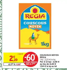 Intermarché Regia couscous moyen offre