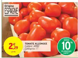 Intermarché Tomate allongée offre
