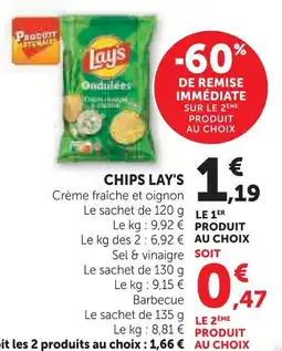 Super U Lay's chips offre