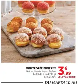 Super U Mini tropéziennes offre