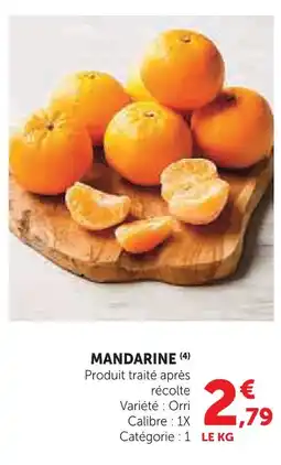 Super U Mandarine offre