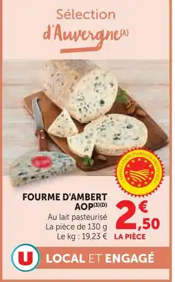U Express Fourme d'ambert aop offre