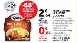 U Express La cuisine d'oceane plats cuisinés offre