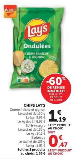 U Express Lay's chips offre
