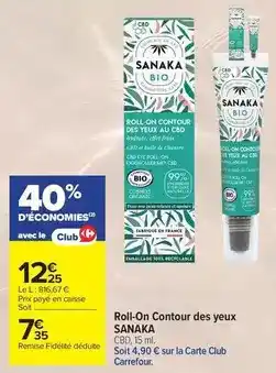 Carrefour Market Carrefour - roll-on contour des yeux offre