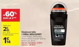 Carrefour Market L'oréal - déodorant bille offre