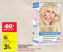 Carrefour Market L'oréal - coloration capillaire offre