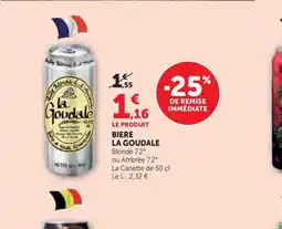 U Express LA GOUDALE Biere offre
