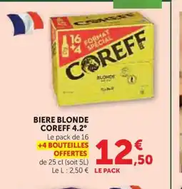 U Express COREFF 4.2° Biere blonde offre