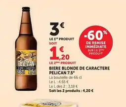 U Express PELICAN 7.5° Biere blonde de caractere offre