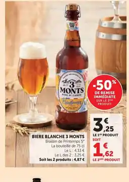 U Express 3 MONTS Biere blanche offre