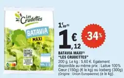 E.Leclerc Batavia maxi les crudettes offre