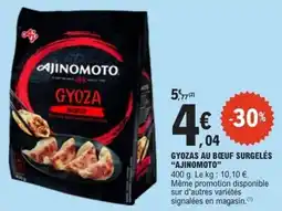 E.Leclerc Gyozas au bœuf surgelés ajinomoto offre