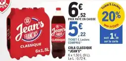 E.Leclerc Cola classique jean's offre