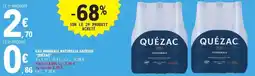 E.Leclerc Eau minérale naturelle gazeuse quézac offre