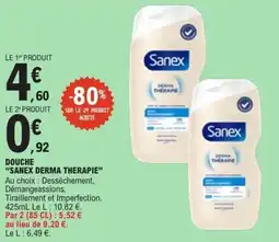 E.Leclerc Douche sanex derma therapie offre