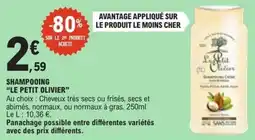 E.Leclerc Shampooing le petit olivier offre