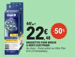 E.Leclerc Brossettes pour brosse a dents electrique offre