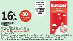 E.Leclerc Changes bebe huggies offre