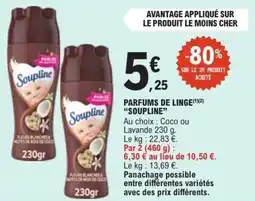 E.Leclerc Parfums de linge soupline offre