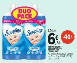 E.Leclerc Assouplisant concentré soupline offre