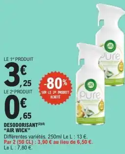 E.Leclerc Desodorisant air wick offre