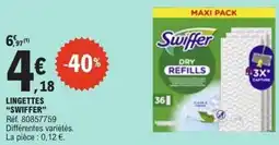 E.Leclerc Lingettes swiffer offre
