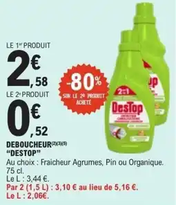 E.Leclerc Deboucheur destop offre