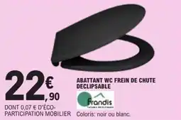 E.Leclerc Abattant wc frein de chute declipsable frandis offre