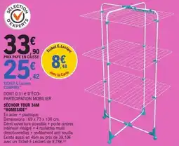 E.Leclerc Séchoir tour 34m homeside offre