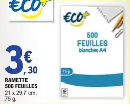 E.Leclerc Ramette 500 feuilles offre