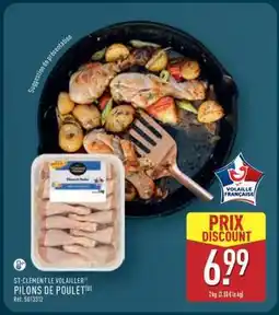 ALDI ST-CLÉMENT LE VOLAILLER PILONS DE POULET offre