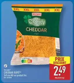ALDI MILSANI CHEDDAR RÂPÉ offre