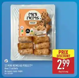 ALDI 12 mini nems au poulet offre