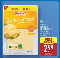 ALDI MILSANI Butter cheese offre