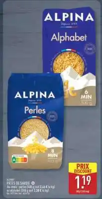 ALDI Alpina Pâtes de Savoie offre