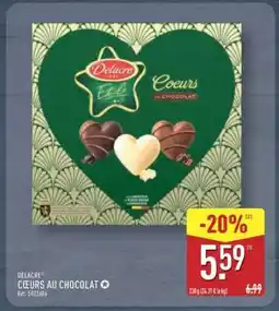 ALDI DELACRE CEURS AU CHOCOLAT offre