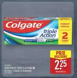 ALDI Colgate dentifrice triple action offre