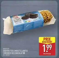 ALDI Biscotto Gaufrettes Croustillantes Enrobées de Chocolat offre