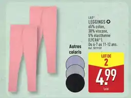 ALDI L&D Leggings offre