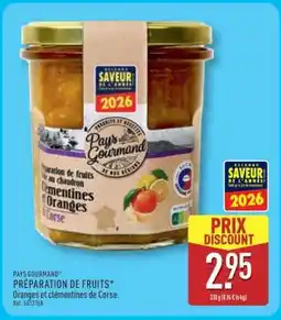 ALDI PAYS GOURMAND PRÉPARATION DE FRUITS offre