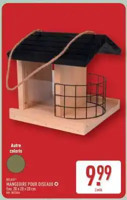 ALDI BELAVI MANGEOIRE POUR OISEAUX offre