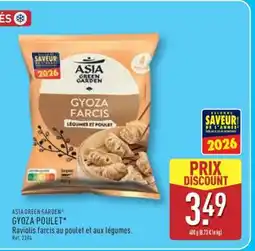 ALDI ASIA GREEN GARDEN GYOZA POULET offre