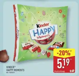 ALDI Kinder Happy Moments offre