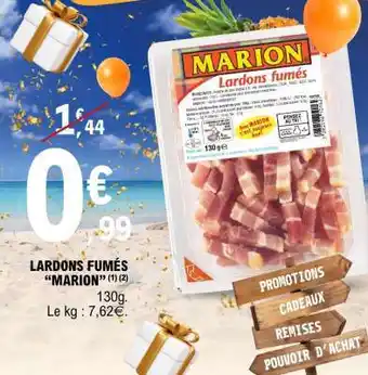 LARDONS FUMES “MARION”